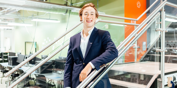 Wyeth McKinley '23 is taking flight  at NASA